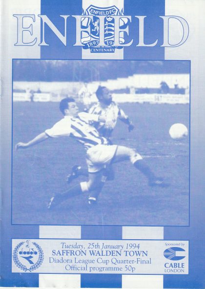 Enfield v Saffron Walden Town  25-Jan-1994