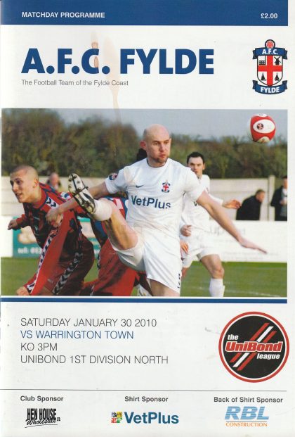 AFC Fylde v Warrington Town 30-Oct-2010