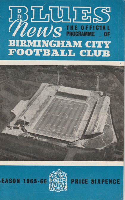 Birmingham City v Bolton Wanderers 19-Mar-1966