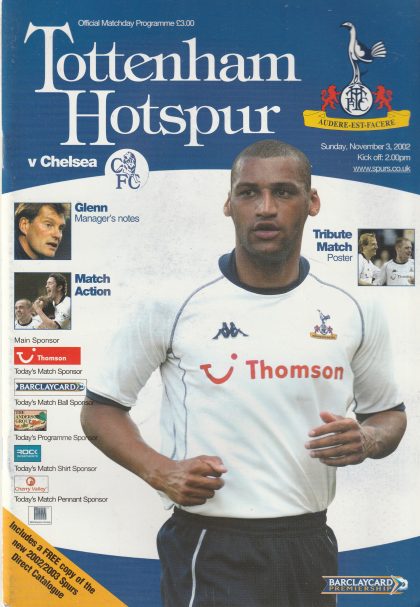 Tottenham Hotspur v Chelsea 03-Nov-2002