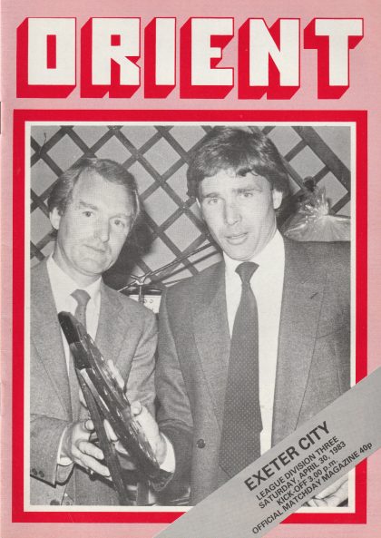 Leyton Orient v Exeter City 30-Apr-1983